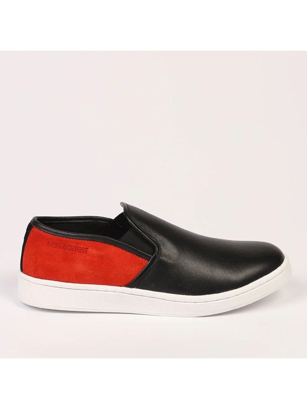 Neil Barrett Women Leather/ Suede Onede Textile Slip Sneakers S38 ($458)